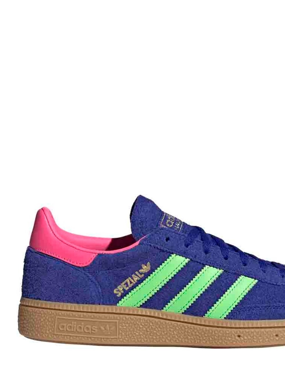 adidas Handball Spezial W Blue Neon Green Pink Sneakers